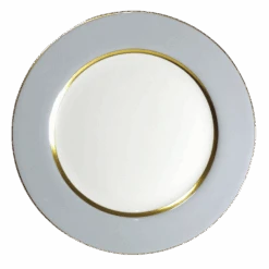 Royal Limoges Mak Grey Gold Dinner Plate