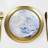 Little White Dish Blue Cloud Salad Plate, Set/4 -Quality Tableware Store lwdbluecloud