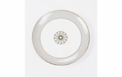 Little White Dish Diamond Jewel Salad Plate, Set/4