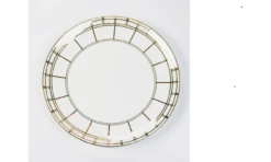 Little White Dish Gold Izmir Salad Plate, Set/4