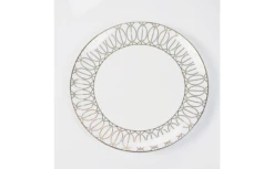 Little White Dish Sultana Dinner Plate, Set/4