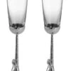 Michael Aram White Orchid Toasting Flutes S/2 2 Michael Aram White Orchid Toasting Flutes S/2 -Quality Tableware Store ma111832