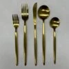 Prestige Yamagata Tai Chi Flatware, Service For 4, 20 Pc Set -Quality Tableware Store matte gold a2f7b7a4 d64d 4ff2 9e11 a5c4f78ea631