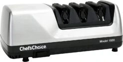 Edgecraft By Chef'sChoice Hone Electric Knife Sharpener, Brushed Metal