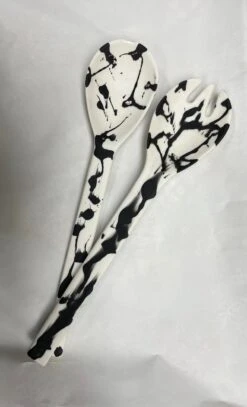 Nashi Home Resin Every Day Salad Servers 2 Piece -Quality Tableware Store nashiblkwtservers