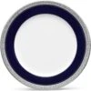 Noritake Crestwood Cobalt Platinum Dinnerware, Salad Plate -Quality Tableware Store noritake4170 405