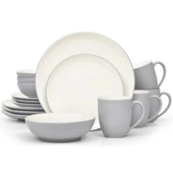 Noritake Colorwave Coupe Dinnerware, 16 Pc. Set, Service For 4 -Quality Tableware Store noritake5107 b16c