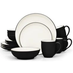 Noritake Colorwave Coupe Dinnerware, 16 Pc. Set, Service For 4 -Quality Tableware Store noritake8034 b16c