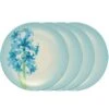 Noritake ColorWave Floral Dinnerware, Accent/Luncheon Plate, Set/4