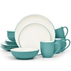 Noritake Colorwave Coupe Dinnerware, 16 Pc. Set, Service For 4 -Quality Tableware Store noritake8093 b16c