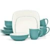 Noritake Colorwave Square Dinnerware, 16 Pc. Set, Service For 4 -Quality Tableware Store noritake8093 b16r