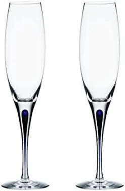 Orrefors Intermezzo Champagne Glass, Pair