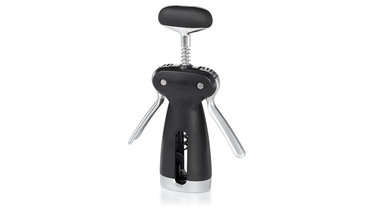 Oxo Good Grips Steel Winged Corkscrew With Removable Foil Cutter 3 Oxo Good Grips Steel Winged Corkscrew With Removable Foil Cutter