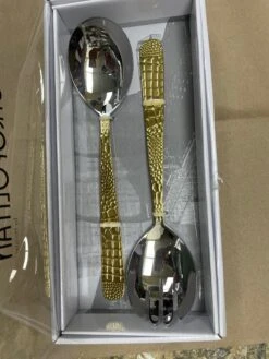 Prestige Metropolitan Everglades Salad Servers -Quality Tableware Store prest ever gold