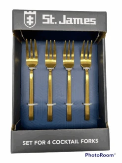 Prestige St. James Geo 4 Pc. Dessert Flatware