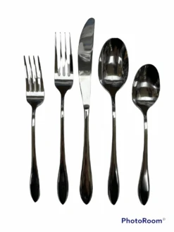 Prestige Haviva Mirror Flatware, Service For 4