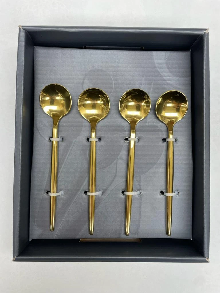 Prestige Metropolitan Tai Chi Dessert/Dip Spoons Or Forks, Set/4 3 Prestige Metropolitan Tai Chi Dessert/Dip Spoons Or Forks, Set/4