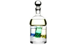 Sagaform Schnapps Carafe And Ice Container With 4 Shot Glass