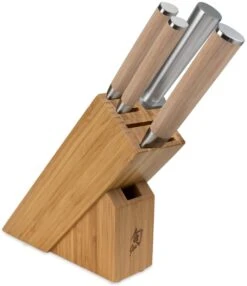 Shun Classic Blonde 5 Piece Starter Knife Block Set