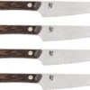Shun Kanso Steak Knife Set, 4 Piece Set -Quality Tableware Store shunswts0430