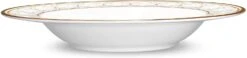Noritake Trefolio Gold Bowl, Soup, 8 1/2", 12 Oz.