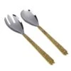 Classic Touch Mosaic Design Salad Server Set 1 Classic Touch Mosaic Design Salad Server Set -Quality Tableware Store tmss097