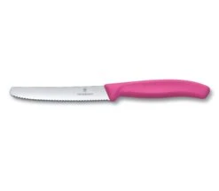 Victorinox Utility Round Serrated 4 1/2 Inch Knife -Quality Tableware Store utilpink