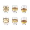 Vietri Raffaello Assorted Liquor Glasses, Set/6 2 Vietri Raffaello Assorted Liquor Glasses, Set/6 -Quality Tableware Store vietrirae 8814n