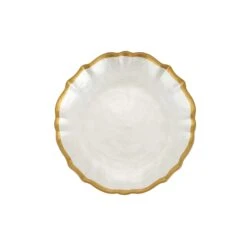 Vietri Baroque Glass Cocktail Plate -Quality Tableware Store vietrivpas 5219w