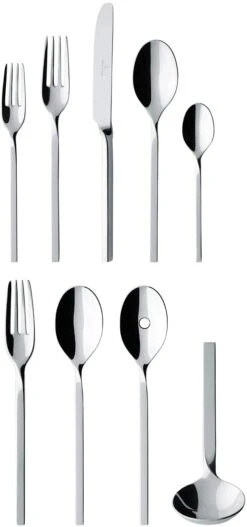 Villeroy & Boch New Wave 18/10 Stainless Steel 64 Piece Flatware Set