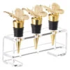 Waterdale Butterfly Wine Stoppers, Set/3 -Quality Tableware Store waterdalebutterflywinestop