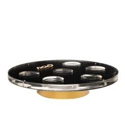 Waterdale Seder Plate, Raised Metalucite