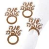 Waterdale Collection Shana Tova Napkin Rings, Set/4