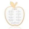 Waterdale Collection Apple Die Cut Simanim Card -Quality Tableware Store waterdalerhscapgo