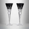 Waterford Lismore Black Toasting Flute, 5.5 Oz, Set/2 -Quality Tableware Store waterford1060826