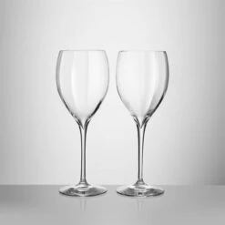 Waterford Elegance Optic Crisp White, 12.5oz, Set Of 2