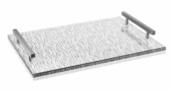 Waterdale Challah Board -Quality Tableware Store wave silver