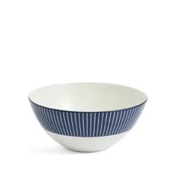 Wedgwood Gio Pinstripe Blue Dinnerware, Cereal Bowl