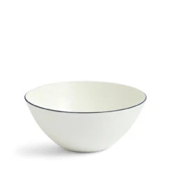 Wedgwood Gio Blue Line Dinnerware, Cereal Bowl