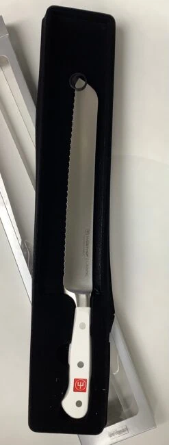 Wusthof X-Classic White 9 Inch Double Serrated Bread Knife